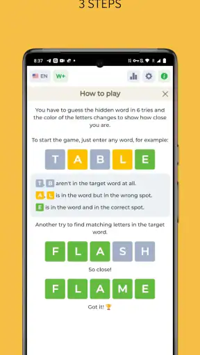 Wordly - Auf Deutsch Spielen screenshot