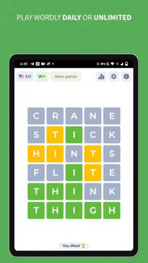 Wordly - Auf Deutsch Spielen screenshot