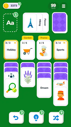 Wort-Solitaire: Kategorien screenshot