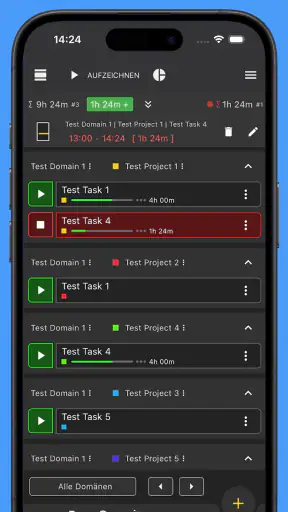 Zeiterfassung screenshot