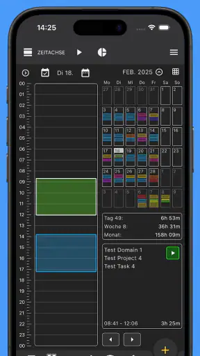 Zeiterfassung screenshot
