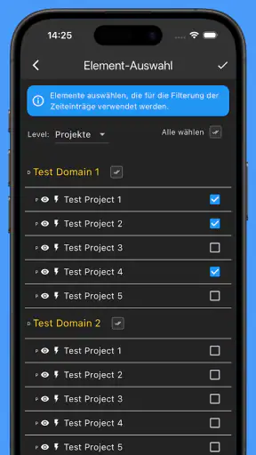 Zeiterfassung screenshot