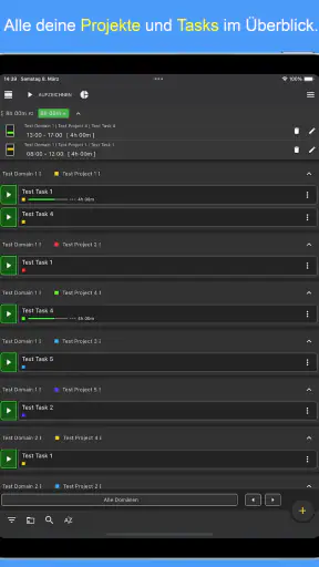 Zeiterfassung screenshot
