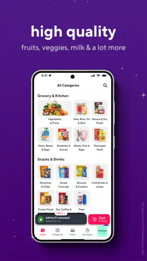 Zepto: Groceries in minutes screenshot