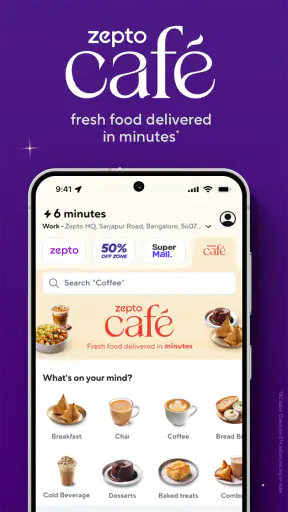 Zepto: Groceries in minutes screenshot