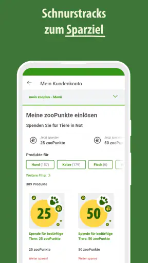 zooplus: Alles für dein Tier screenshot