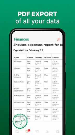 2houses | Co-Parenting App screenshot