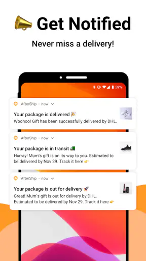 AfterShip Package Tracker screenshot