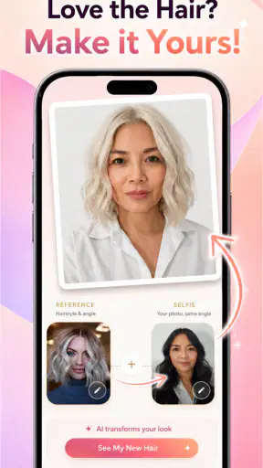 AI Hair Try On & Color Changer screenshot