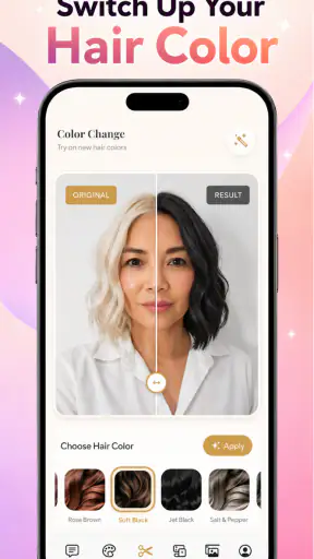 AI Hair Try On & Color Changer screenshot