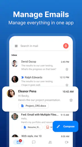 All Email Connect screenshot