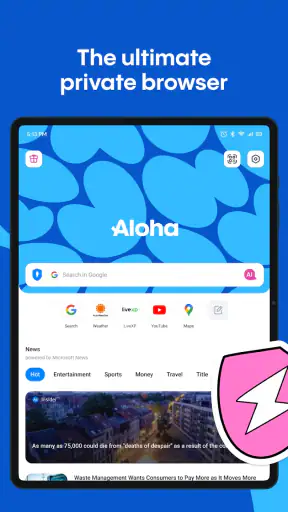 Aloha Browser - Private VPN screenshot