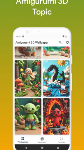 Amigurumi 3D Wallpaper screenshot