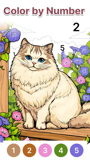 Anima Color - Paint by Number screenshot