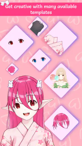 Anime Avatar: Cute OC screenshot