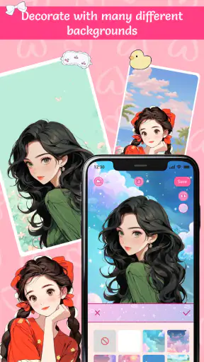 Anime Avatar: Cute OC screenshot