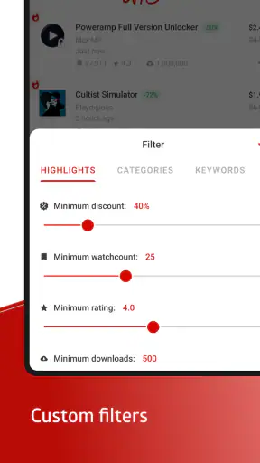 AppSales screenshot