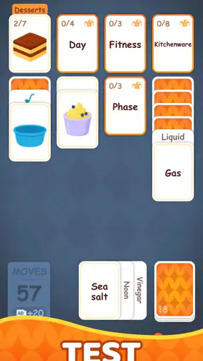 Associate Words: Solitaire screenshot
