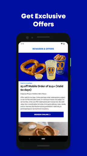 Auntie Anne’s Rewards screenshot