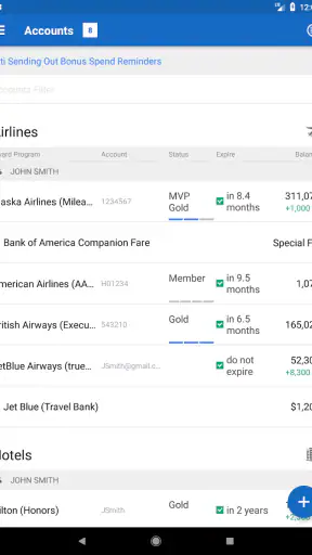 AwardWallet: Track Rewards screenshot