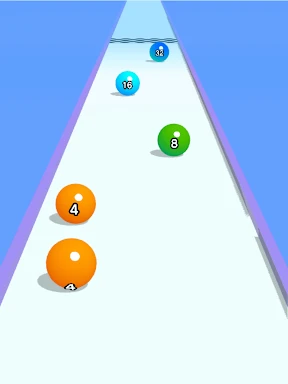 Ball Run 2048: merge number screenshot