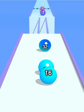 Ball Run 2048: merge number screenshot