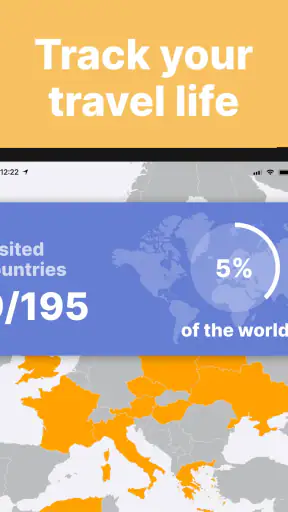 been: track visited countries screenshot