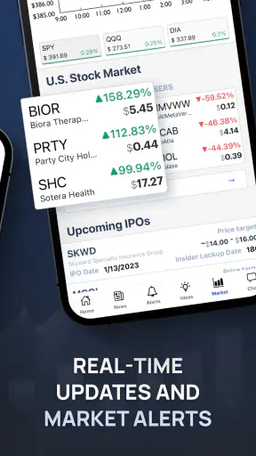 Benzinga Financial News & Data screenshot