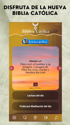 Biblia Católica en español screenshot