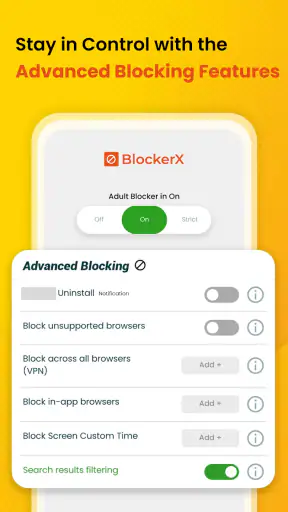 BlockerX: Porn Blocker screenshot
