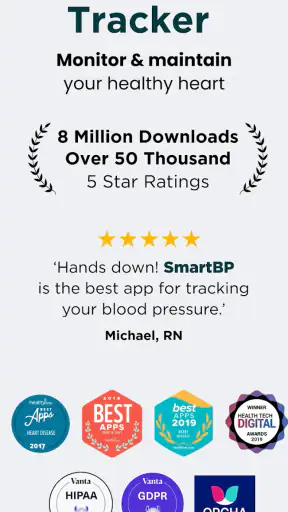 Blood Pressure App - SmartBP screenshot