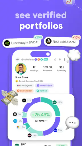 Blossom: Portfolio Tracker screenshot