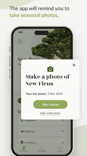 Bonsai Care App screenshot