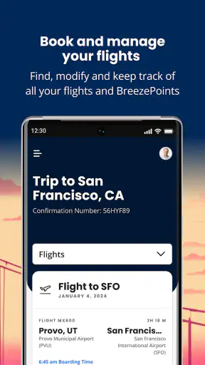 Breeze Airways screenshot