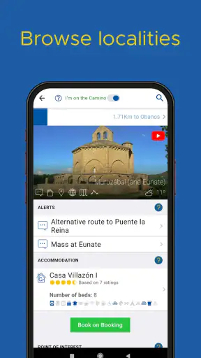 Buen Camino de Santiago App screenshot