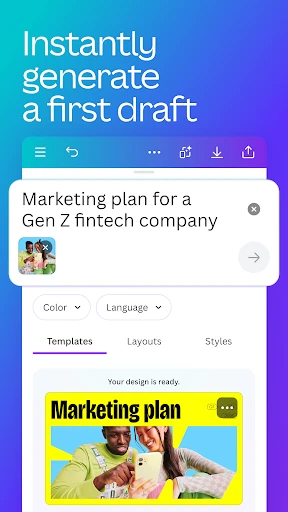 Canva: AI Photo & Video Editor screenshot