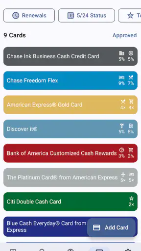 CardPointers: Maximize Rewards screenshot