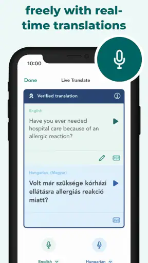 Care to Translate screenshot