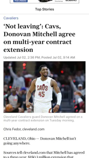 cleveland.com screenshot