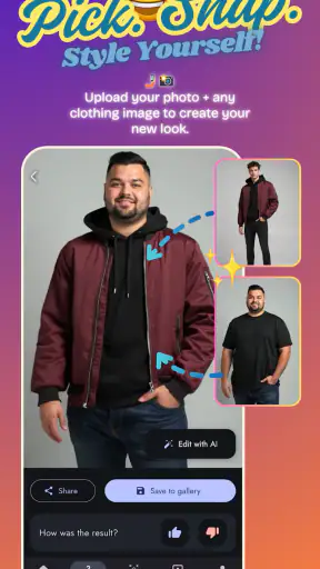ClothShift – AI Fashion Try-On screenshot
