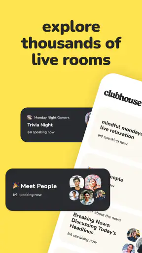 Clubhouse screenshot