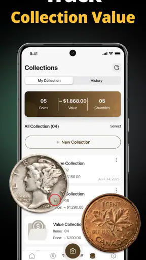 Coin Identifier Coin Scanner screenshot