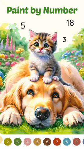 Color Aura: Paint by number screenshot
