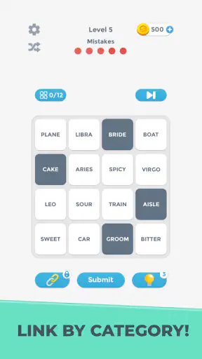 Connections Word Game screenshot