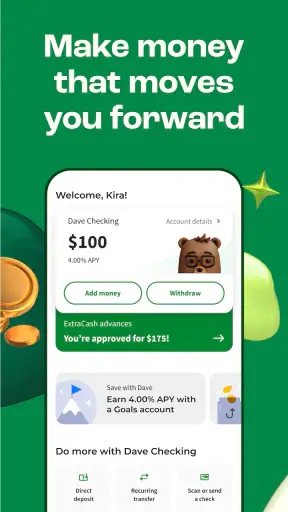 Dave: Credit, Cash & Money App screenshot