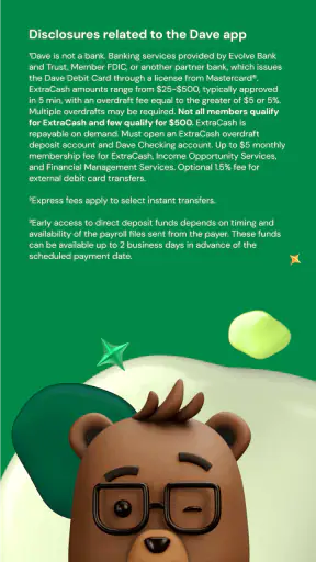 Dave: Credit, Cash & Money App screenshot