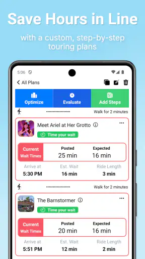 Disney World Lines screenshot