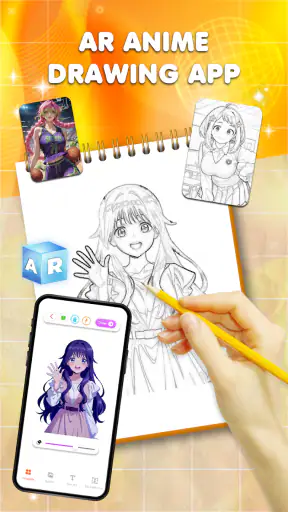 Draw Anime - AR Tracing App screenshot