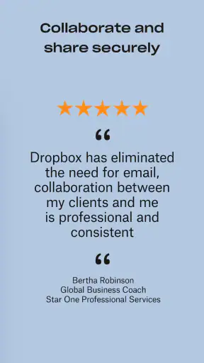 Dropbox: Secure Cloud Storage screenshot