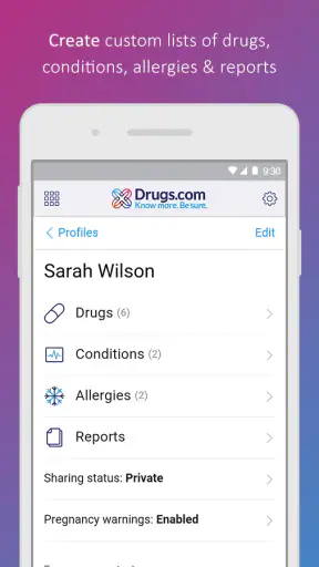 Drugs.com Medication Guide screenshot
